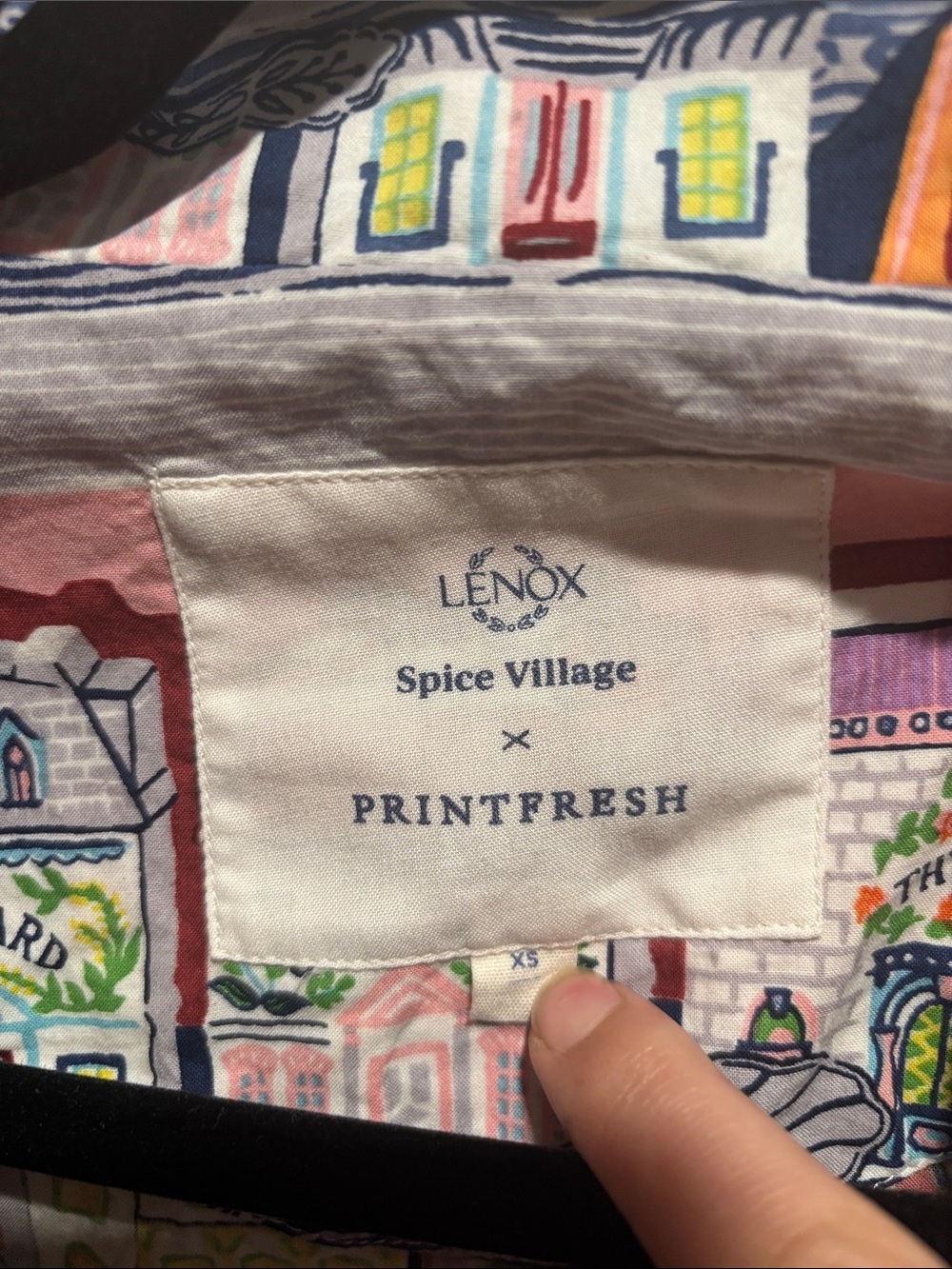 PRINTFRESH x LENOX SPICE VILLAGE pajama set limited edition collaboration xsmall - Picture 2 of 9